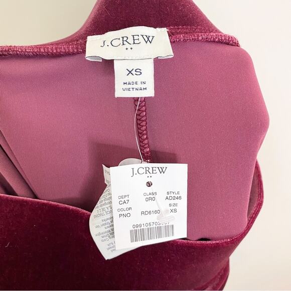 NWT J.Crew Stretch Velvet Leggings - Picture 5 of 6